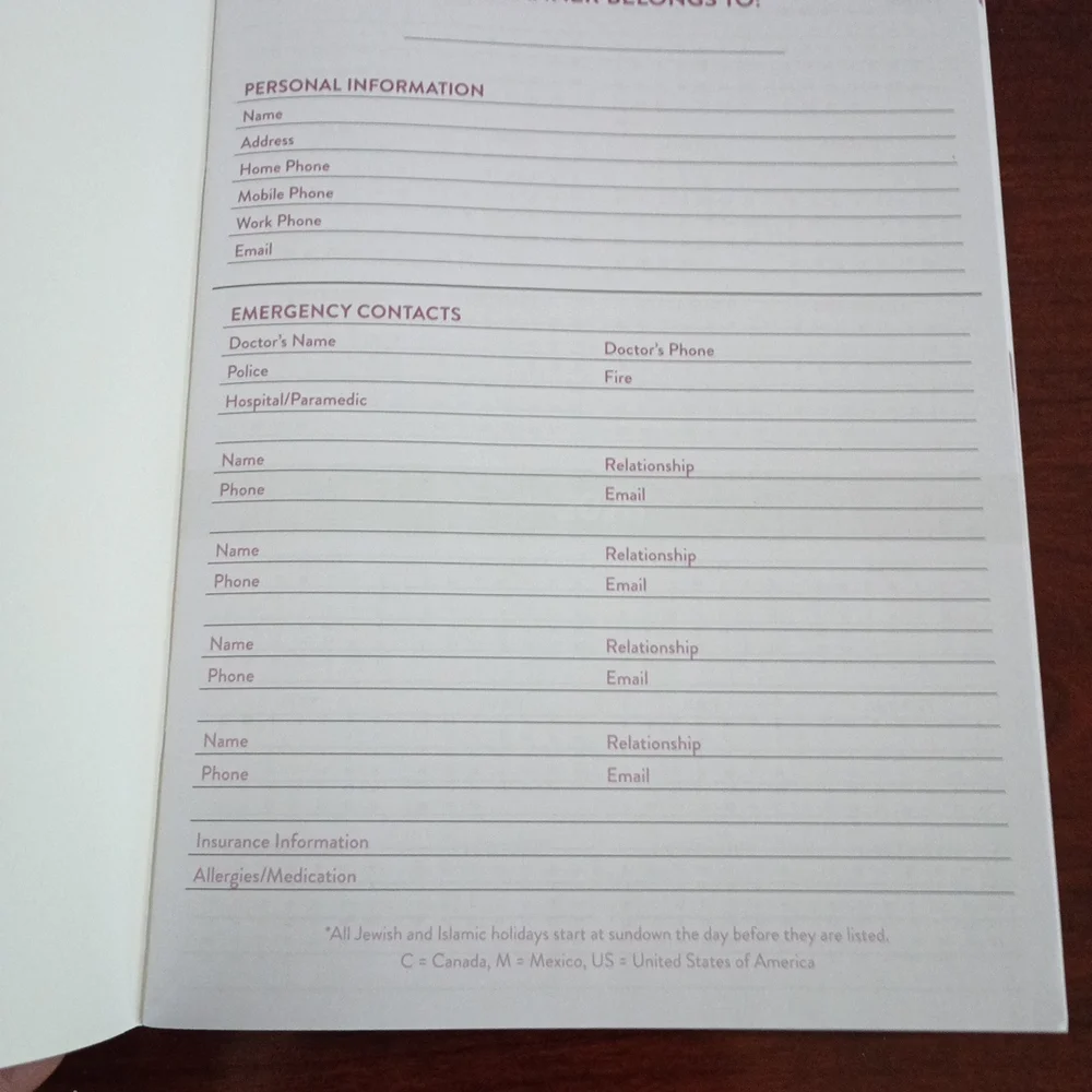 Pastel Monthly Planner 2025